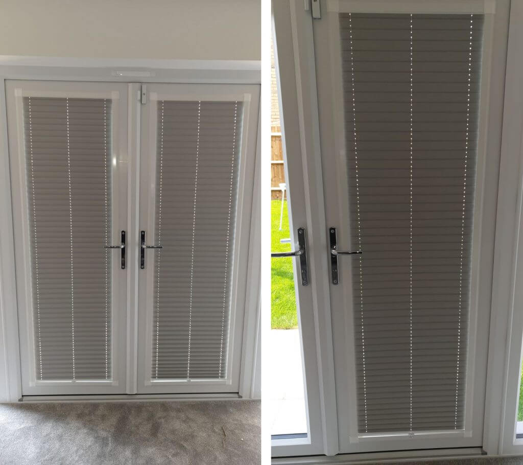 Perfect Fit Pleated Blinds For Patio Door - North Weald, CM16