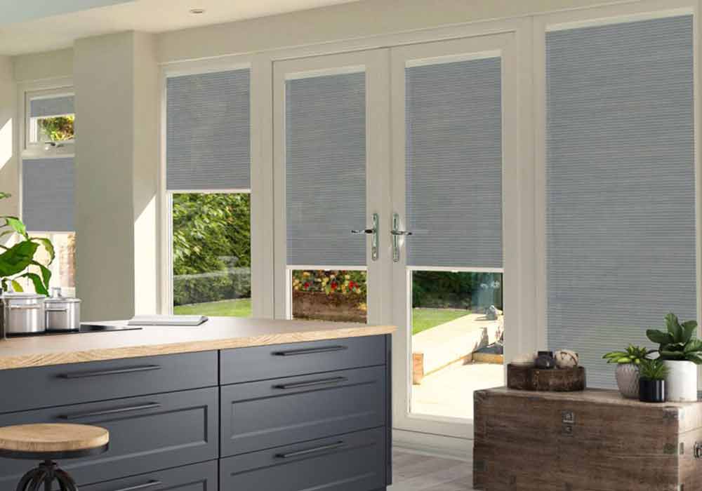 Easy Fit No Drill Blinds On French Doors
