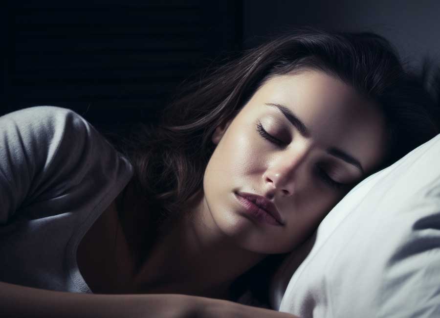 Blackout Blinds - Woman Sleeping