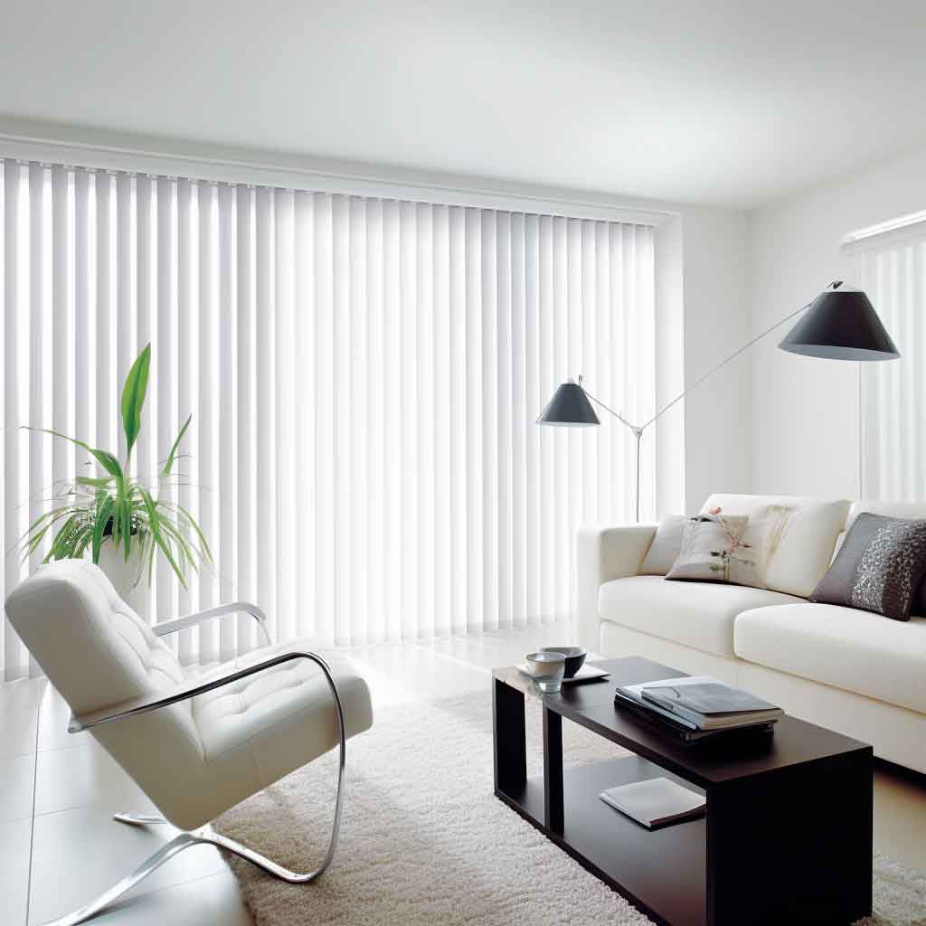 Vertical Blinds Living Room