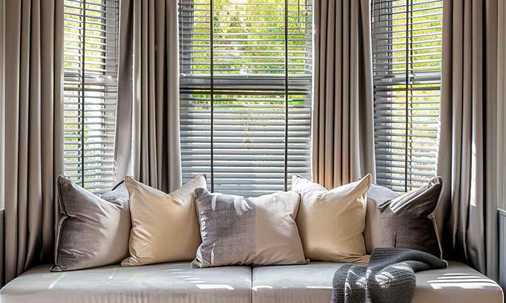 Blinds And Curtains Bay Window Featured