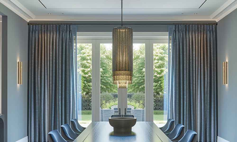 Dining Room Curtains With A Touch Of Luxury