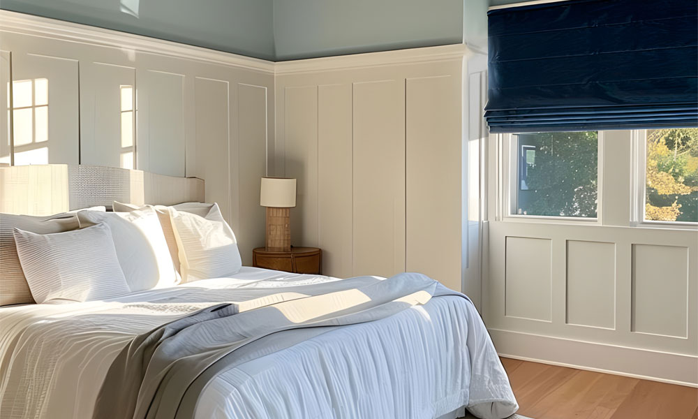 Wainscot Wall Panels With Blinds